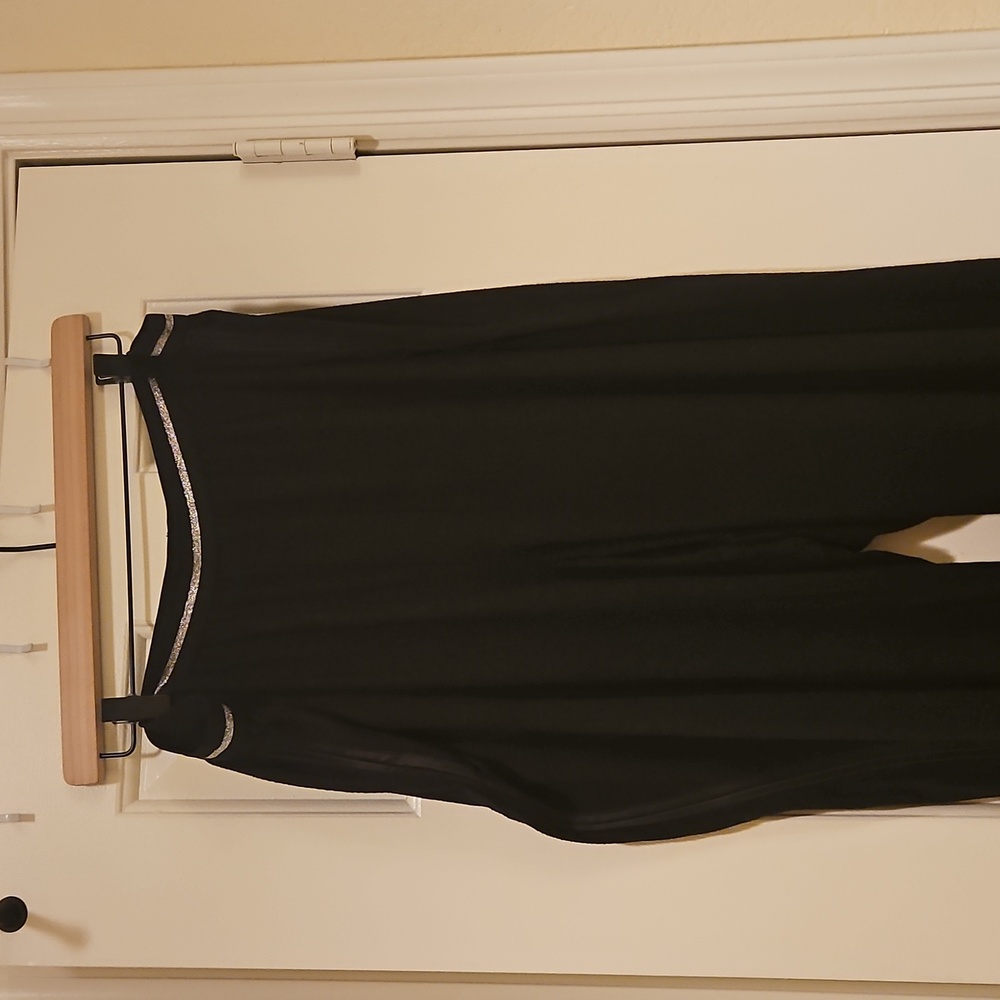 Cacique Black and silver Pajama Pants in size 18/20 - Picture 3 of 8